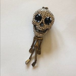 Skull Man Necklace Charm